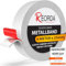 REORDA® Metallband selbstklebend Weiß - Ideal für Tonies®-Figuren & -Regale (EXTRA STARK) - Magnetband für Magnete I Ferroband I Magnetband selbstklebend I Eisenband (6m)
