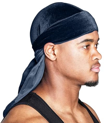 Samt Durag Unisex Bandana Kopftuch Melonen Bandana Bandana Cap Herren Hip Hop Rap Kopftuch Damen Kopfbedeckung Halstuch Bandana Kopftuch Cap Hippe Streetwear