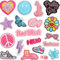 19 PCS Iron On Patches, Cute Embroidery Applique Patches for Clothing, Sew on Repair Patche and Badges, Fabric Repair Patche for Kids Clothes, Jeans, Jackets, Hats, Shoes, Backpacks