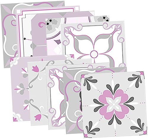 WATIIFUFU Fliesenaufkleber 10-teiliges Bodenfliesen-aufkleber-set Für Küche Bad Bar Theke Einfach Anzubringen Und Abnehmbare Fliesen