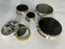 SET 15 RICAMBI (COMPATIBILI) CON ARISTON INDESIT PER PIANO COTTURA 5 FUOCHI (2) RAPIDI 88 MM (2) SEMIRAPIDI 58 MM (1) AUSILIARE 38 MM