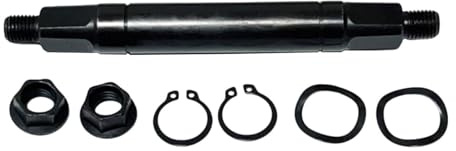 JISADER Heimtrainer Mittellager Achse Pedalantrieb Lager Fahrrad Tretlager Zubehör, 17 Mm