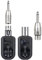 Hanzete Microphone sans fil Xlr Transmetteur et récepteur UHF Système de micro sans fil pour mixeur o Guitare électrique Basse avec réduction du bruit Micro/Volume/Réverbération/Mute Fonction
