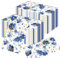Königsblau Blume Papier Servietten, Cocktail Servietten Abendessen Servietten, weiche Floral Papier Servietten Servietten Geschirr für Geburtstag Party, Hochzeit, Valentinstag