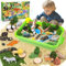 Toylink Play Sand for Kids Animal Sand Toys with Sandbox Magic Sand Animal Figures Sand Molds Sensory Toys Gifts for Kids Boys Girls 3 4 5 6 7 8 on Birthday