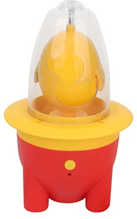 Qukaim Batidora de mano eléctrica portátil de huevos, mezcladora de huevos de carga USB con ajuste de 4 niveles, homogeneizador de huevos portátil para cocina doméstica, blanco y rojo