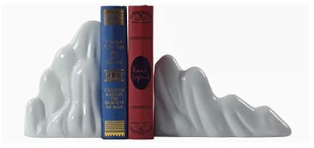 Serre-livres de style chinois en céramique - Serre-livres en céramique - Décoration de salon - Bibliothèque lourde - Décoration de bureau