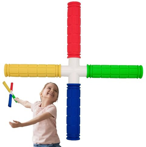 Manual Coordination Trainer, Reflex Trainer Stick | Exercise Equipment Reaction Training Tool - Catching Game Four-head design, improve speed and agility