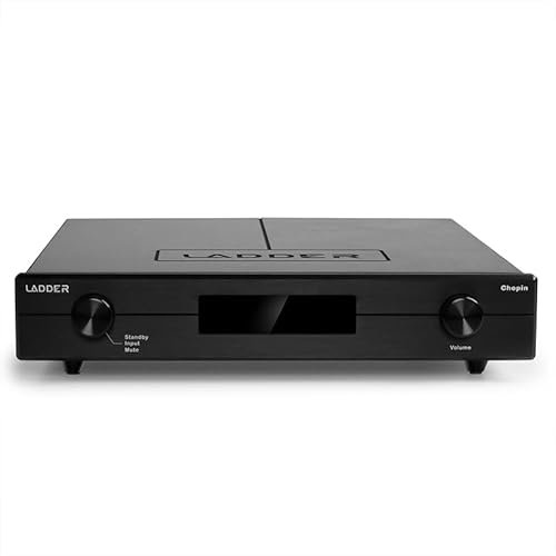 LEAUDIO Ladder Chopin Fully Balanced HiFi Preamplifier R-2R Structure Stable Output Amplifier RCA XLR (Black)