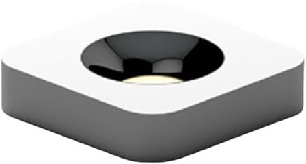 JNJOOD cuadrado ultra delgado LED lámpara de techo LED para salón, dormitorio, cocina aparato de iluminación