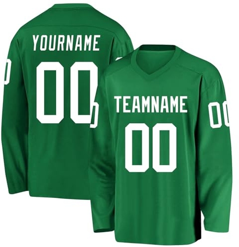 Yunshenla Hockey Trikot Personalisiert Kinder Herren Deutschland Deine Team Wear Personalisierte mit Namen und Teamnummer fur Ausbildung der Hockeyteams Bequeme und Schnell Trocknende Trainingsanzüge