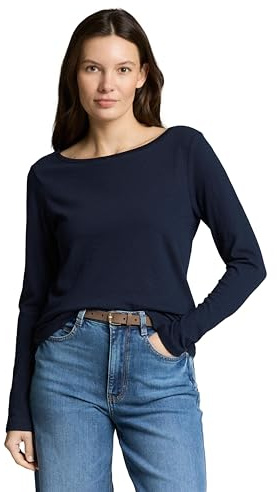TOM TAILOR Damen Basic Langarmshirt