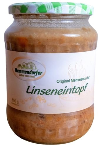 Linseneintopf vom Landfleischer 600g im Glas, handgemacht in Memmendorf