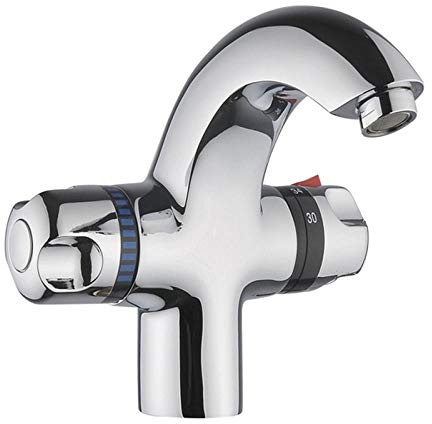 DXYQXL Grifo termostático para lavabo, mezclador de temperatura constante para baño y cocina