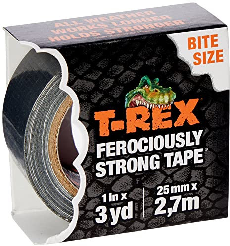 T-Rex Ferociously Strong Gewebeband, 25 mm x 2,7 m, Grau