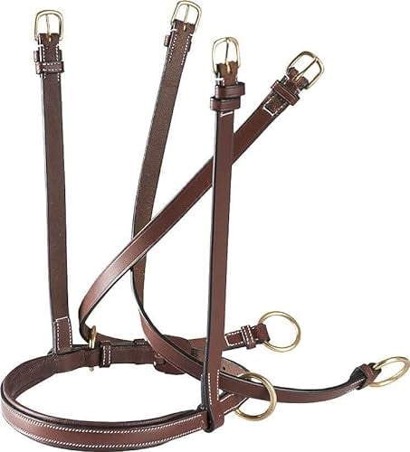 ERIC THOMAS Pro bitless – Cabestro de equitación, 307450, Schwarz, Schwarz unterlegt, Media Sangre