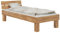 Erst-Holz Einzelbett Holzbett Buche 100x200 hohes Massivholzbett Seniorenbett inkl. Rollrost 60.81-10 M