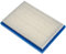 vhbw filtro di ricambio (1x filtro dell'aria) sostituisce Briggs & Stratton 397795S, 4102 per tagliaerba - 16 x 11,3 x 2,1 cm, bianco/blu