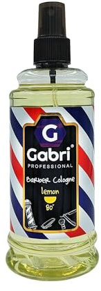 G Gabri Professional Barber Cologne Spray - Lemon, Limon Kolonya, 400 ml