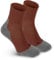 gipfelsport Wandersocken Herren & Damen, Outdoor Trekkingsocken | Hiking Socks, Wanderstrümpfe aus Merinowolle | Trekking Socken für Wandern mit extra Polster | Größe 36-38 I Braun, Dünn I 1x Paar