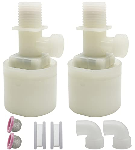 1,9 cm Wasser-Schwimmerventil, Wasserstandskontrolle, traditionelles Schwimmerventil, Upgrade 2 Stück (3/4 Einlass)