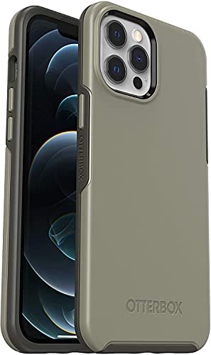 OtterBox Symmetry Hülle Für iPhone Sturzsicher, Schützende Dünne Hülle, 3X Getestet Nach Militärstandard, Antimikrobieller Schutz, Grau - iPhone 12 Pro Max