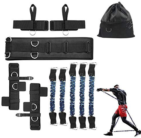 Widerstandsbänder Boxen Resistance Bands Boxing: Sfeexun Blau Boxen Expander Resistance Boxen Sport, Boxing Gummibänder Boxen Training Boxen Resistenzbänder Box Trainingsgeräte, 150Lbs