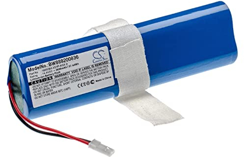 vhbw Akku kompatibel mit Zaco V3, V40, V5s Pro, V5x Staubsauger Home Cleaner Heimroboter (2600mAh, 14,4V, Li-Ion)