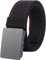 LionVII Gürtel Herren mit Metallschnalle, Arbeitsgürtel Verstellbarer Tactical Military Stoffgürtel 130cm (Schwarz mit rot Linie)