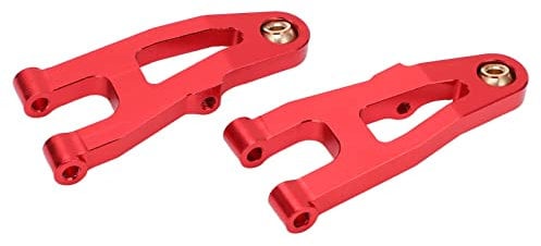 Voluxe RC Front Lower Arms, RC Front Lower Swing Arm Replacement Wear Resistant High Strength for SG 1603 for 1/16 RC Car(red)