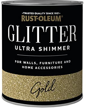 Rust-Oleum Glitter Paint Ultra Shimmer Gold Wall & Furniture Paint
