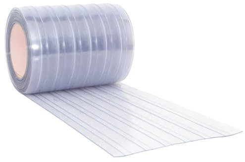 vidaXL Tenda per Porte Trasparente 300 mm x 2,6 mm 10 m in PVC