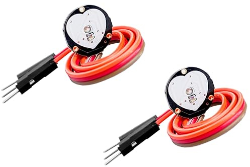 TECNOULAB 2 Stück Pulsesensor Herzfrequenz-Pulssensormodul