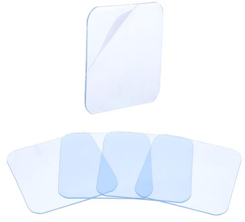 10pcs Clear Double Sided Adhesive Pads for Mounting Two Sided Precut Squares Tape Sticky Tack Waterproof Double Sided Sticker Tape for Wall Hanging DIY Craft Home Office Poster, 5.8 cm/2.28 inches