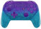 eXtremeRate Carcasa Agarre para Nintendo Switch Pro Funda Placa Delantera Trasera Grip con Botones D-Pad ABXY Joysticks para Nintendo Switch Pro-No Incluye Mando(Bluebell Azul Gradiente de Purpurina)