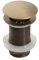 Bonde de Lavabo Bouchon de vidange Pop-Up for lavabo de Salle de Bains, en Or brossé, Noir Mat, Blanc, Or Rose, Or, Chrome, Accessoires de lavabo (Color : Antique no Hole)
