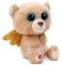 NICI Kuscheltier GLUBSCHIS Bär Glowy Bombo 15cm braun - Stofftier aus weichem Plüsch, niedliches Plüschtier zum Kuscheln und Spielen, für Kinder & Erwachsene, tolle Geschenkidee - 49694