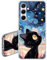 JEZSTHAI Custodia Compatibile con Samsung Galaxy A55 5G Cover Trasparente in Silicone Con Design Grafico,Ultra Sottile Antiurto Antigraffio Morbida TPU Protettiva Case,Gatto