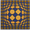Gnvkd Ecbxz Victor Vasarely Poster Leinwand Wandkunst Optische visuelle Kunst Abstrakte Malerei Victor Vasarely Kunstdrucke Für Wohnkultur Bilder 60x60cm Kein Rahmen
