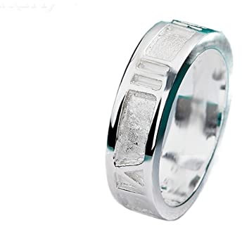 SHOUKAII Ring Silber römischer digitaler Ring Schmuck West Lake Beauty(10)