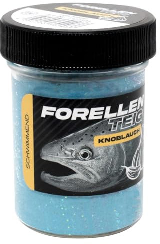 FTM Forellenteig schwimmend 50g - Forellenteig, Farbe/Aroma:Leuchtblau - Knoblauch