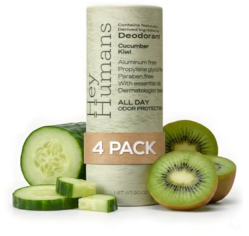 HEY HUMANS Deodorant without aluminium for women and men. Contains ingredients of natural origin. Odour control all day. Refreshing essential oils, environmentally friendly packaging