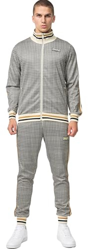 Lonsdale Athboy Track Suit Trainingsanzug (DE/NL/SE/PL, Alphanumerisch, M, Regular, Regular, sand/brown)