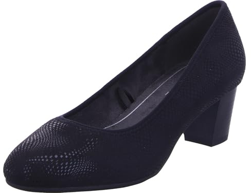 Jana Damen 8-22476-42 Pumps, Black Structur, 36 EU