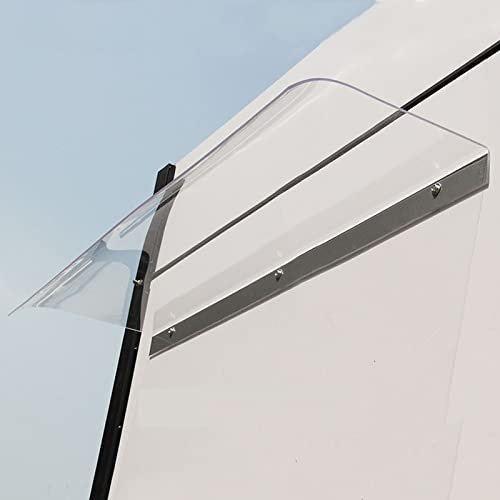 WWERTYY Türmarkise, Moderne Polycarbonat-Abdeckung, Haustür-Vordach-Markise, Regenschutzabdeckung für Außenfenster für Regen, Schnee und UV-Schutz, für Vorder-/Hintertür-Veranda-Markise (4