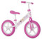 Magikbike Barbie Balance Bike, Bicicletta Senza Pedali, Rosa e Bianca Bicicletta per bambini da 1,5 a 4 anni. Sellino e manubrio regolabili, telaio in metallo.