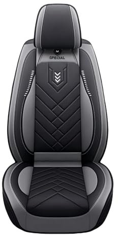 Sitzbezüge Auto für Jeep Wrangler Wrangler S Wrangler JL Wrangler Jk 2000-2023 2024, Atmungsaktives, Wasserdichtes Auto Sitzbezüge, Hochwertiges Leder Komfortabel Autositzbezüge, Auto Zubehör