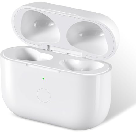 Wireless Charging Case Replacement Compatible with AirPod 3rd Generation, Air Pod 3 Charger Case with Bluetooth Pairing Sync Button