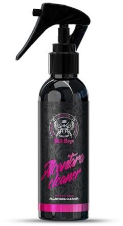 BadBoys Alcantara Cleaner Alcantara Reiniger 150ml Auto Lederreiniger Lederpflege Auto Alcantarapflege Auto Polsterreiniger Auto Alcantara Reiniger Alcantara Stoff Autositz Reiniger
