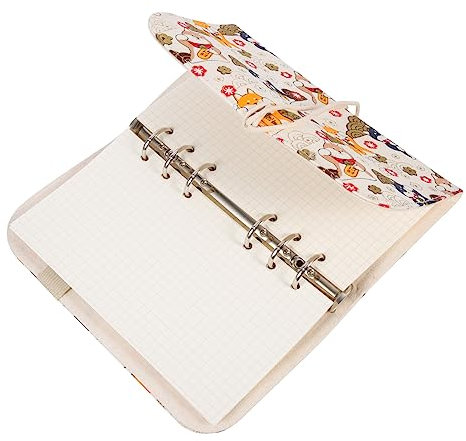 Gadpiparty Budget Notizbuch A6 Mit Loseblättern Langlebiger Binder Cartoon Design Haushaltsplanung Und Geldorganisation Für Arbeit Schule Und Zuhause